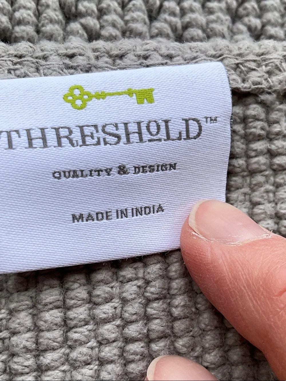 Threshold Performance Bath Mat - Gray, 21X30 inches, NWT